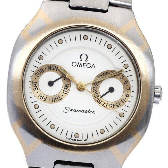 OMEGA Seamaster Polaris Day date White gold Dial Quartz Men's Watch_892568 - Picture 1 of 6
